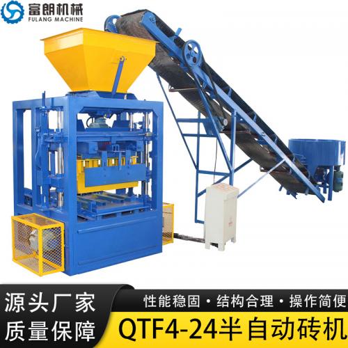 QTF4-24半自动混凝土砌块成型机制造商